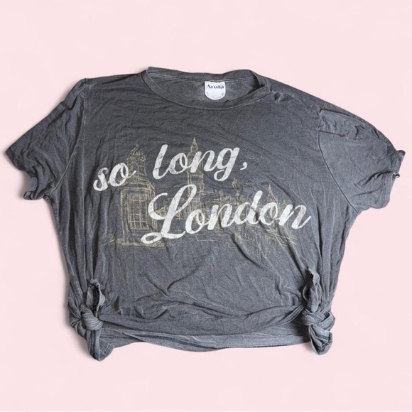 ARULA Tops - ARULA Charcoal T-Shirt